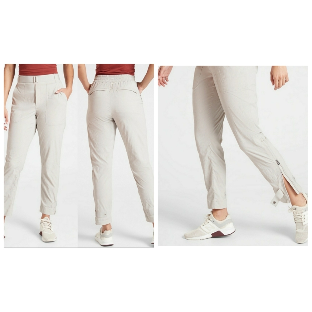 Athelta Trekkie Belted Pants Size 6
